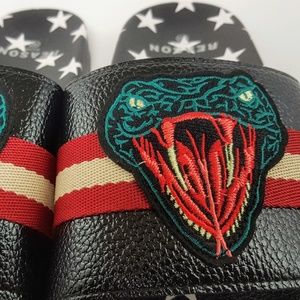 Reason - Gucci Snake Styled Slides Size 10